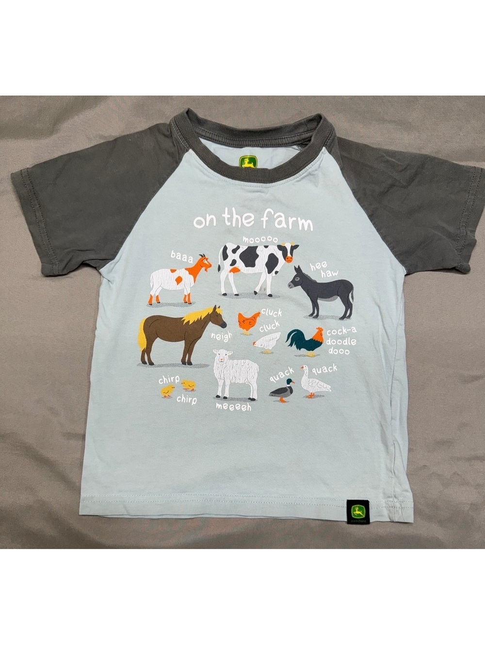 John Deere Boys' On The Farm Short Sleeve T-Shirt 4T